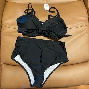 Beachsissi padded black bikini. BNWT.